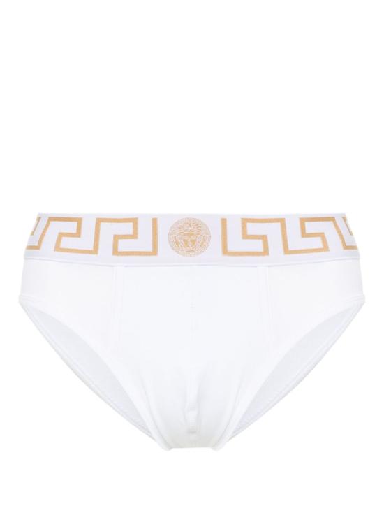 26SS 베르사체 팬티 AU10027 1A10011A81H Bianco