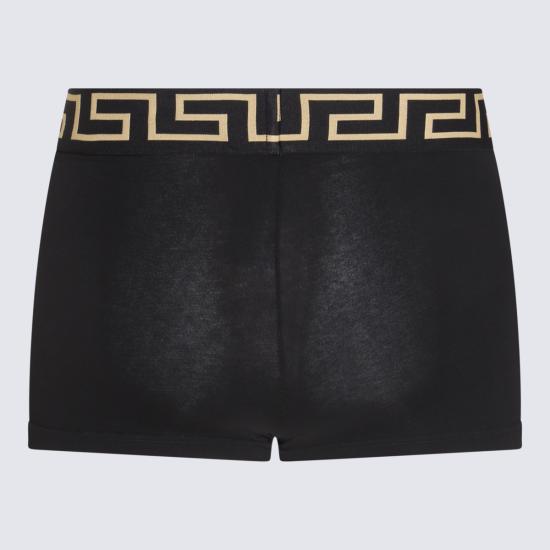 26SS 베르사체 라운지 웨어 AU10028 1A10011A80G Nero - VERSACE