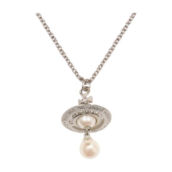 26SS 비비안웨스트우드 목걸이/팬던트 6302039302P226CNP226 SILVER - VIVIENNE WESTWOOD