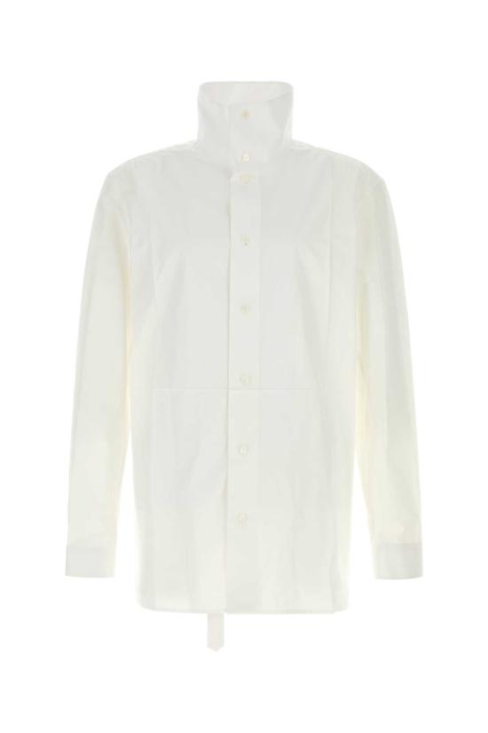 26SS 보테가베네타 긴팔 셔츠 861970V6CV0 9000 WHITE