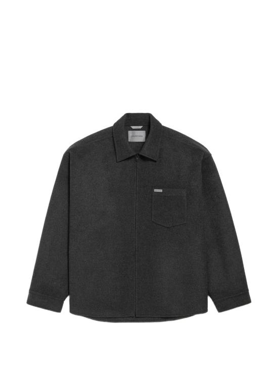 26SS 발렌시아가 긴팔 셔츠 866533TUU01 1300 GREY