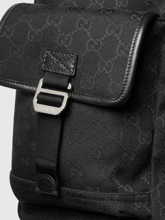 26SS 구찌 GG 캔버스 라지 백팩 854740FAFGK 1000 BLACK - GUCCI