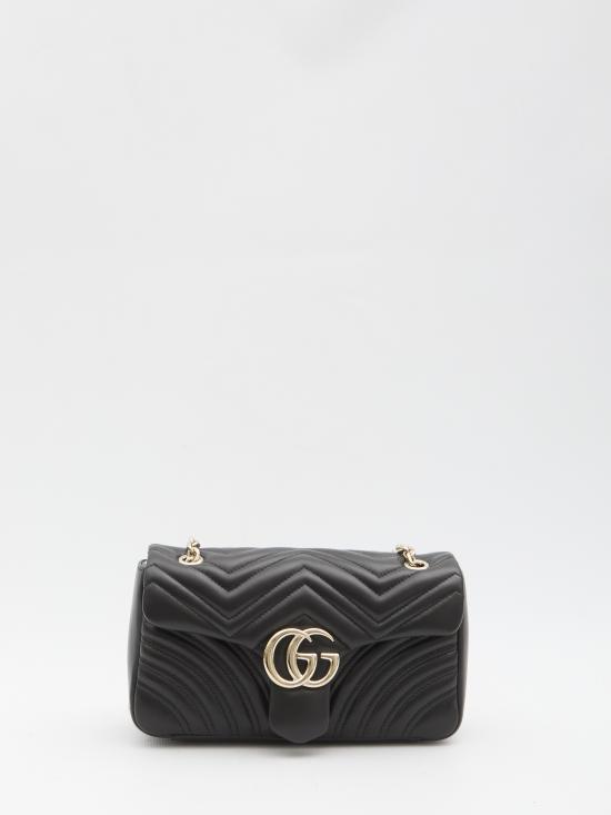 26FW 구찌 GG 마몽 미디엄 숄더백 837267AAE38 1000 BLACK