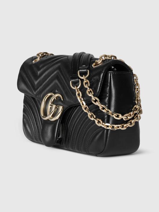 26FW 구찌 GG 마몽 미디엄 숄더백 837267AAE38 1000 BLACK - GUCCI