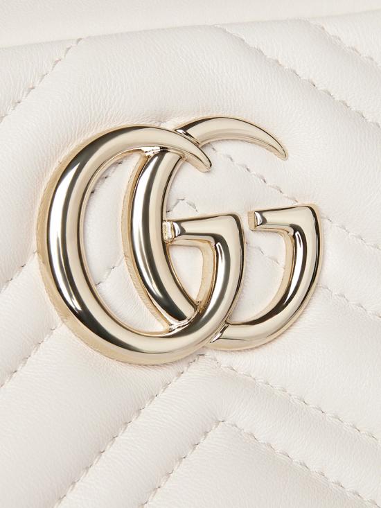 26SS 구찌 GG 마몽 스몰 카메라 백 855273AAFXD 9050 WHITE - GUCCI