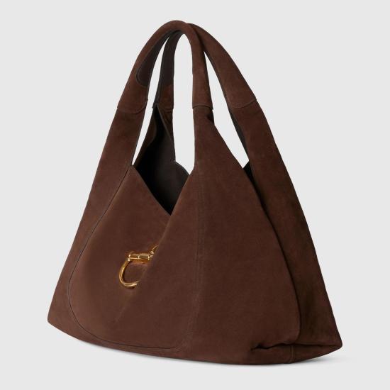 26SS 구찌 소프트빗 맥시 숄더백 837466AAFLB 2019 BROWN - GUCCI