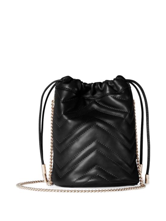 26SS 구찌 GG 마몽 스몰 버킷백 575163AAET8 1000 BLACK - GUCCI