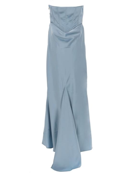 26SS 로테이트 바이 크리스텐슨 미디 원피스 1155842000 BCR7162000 BABY BLUE - ROTATE BY BIRGERCHRISTENSEN