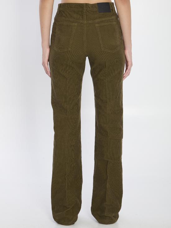  생로랑 코듀로이 클라이드 팬츠 705103 Y29IA3564 GREEN - SAINT LAURENT