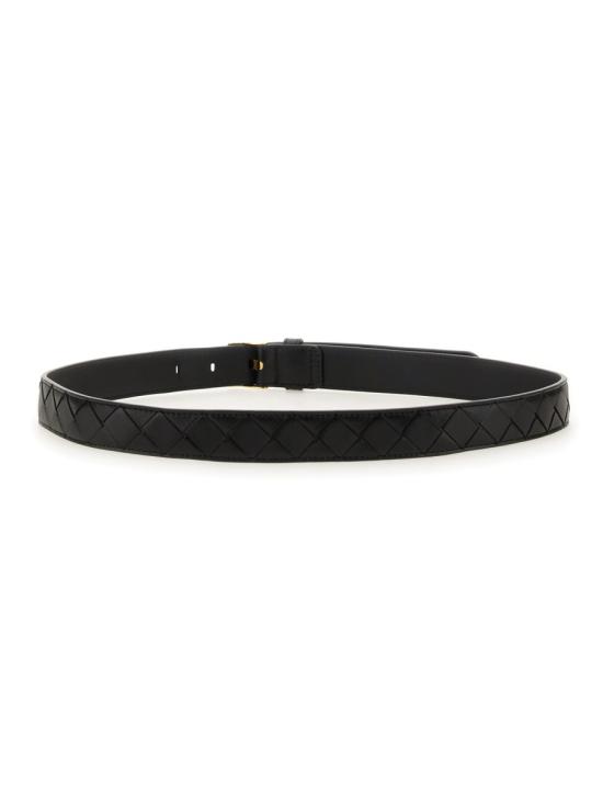  보테가베네타 가죽 벨트 799048 VCPP51019 BLACK - BOTTEGA VENETA