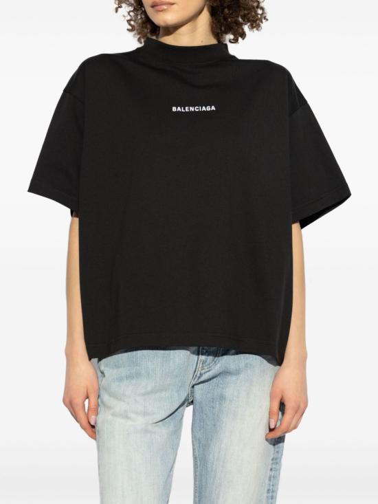 발렌시아가 반팔 티셔츠 818431 TPVK11070 BLACK - BALENCIAGA