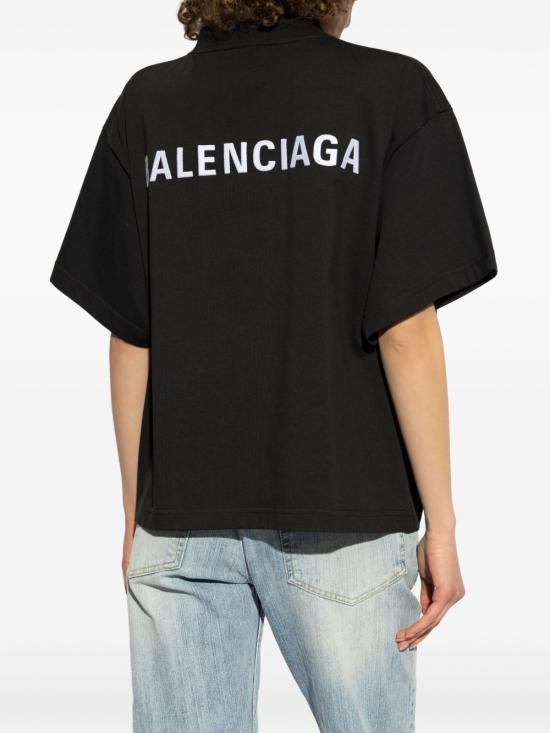  발렌시아가 반팔 티셔츠 818431 TPVK11070 BLACK - BALENCIAGA