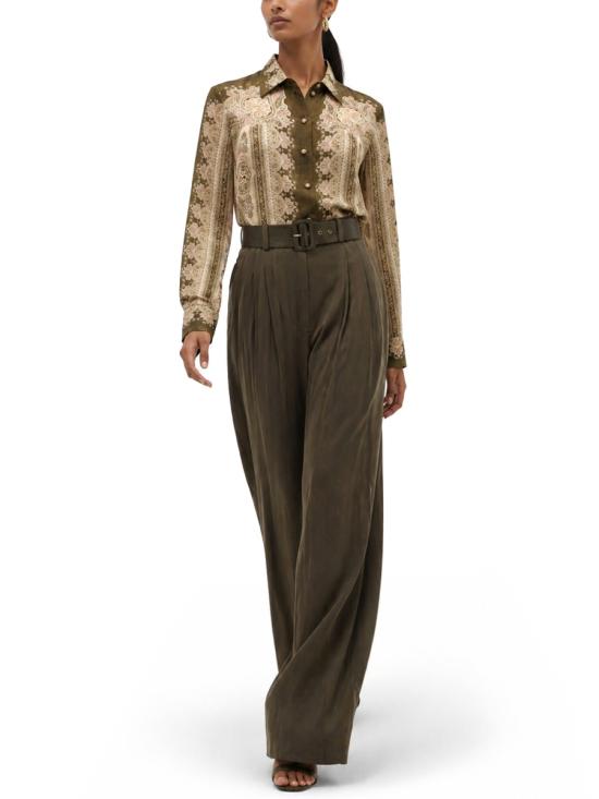 26SS 짐머만 블라우스 8774TS261 OLPP GREEN - ZIMMERMANN
