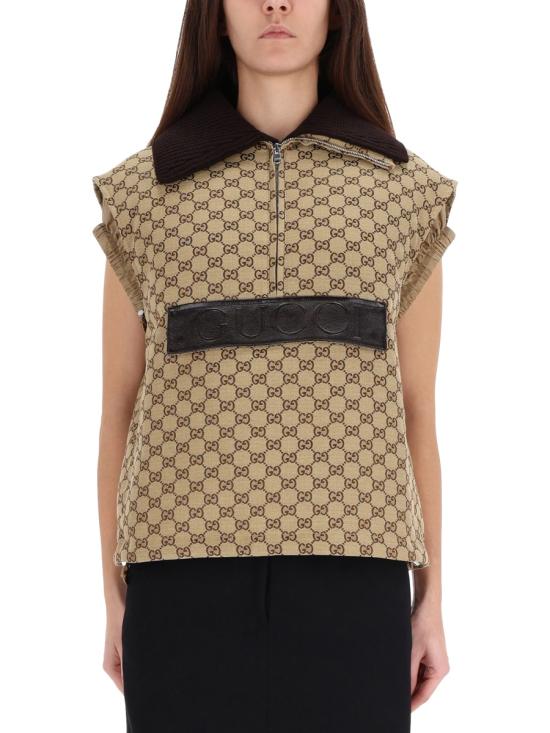  구찌 봄버 파카 베스트 블레이저 823751 Z8B1K2580 BEIGE