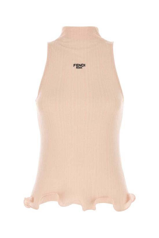  펜디 민소매 티셔츠 FS9740 AVFEF1T6T PINK
