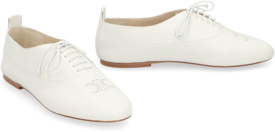  셀린느 리즈 퍼포레이티드 트리옹프 리슐리우 로퍼 365295175C 01HT WHITE - CELINE