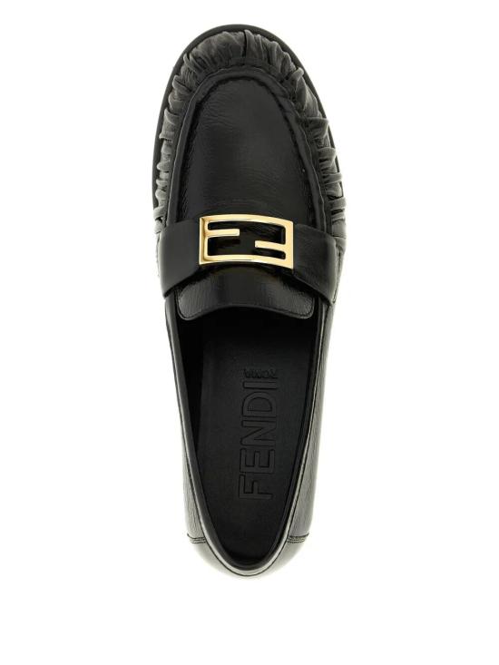  펜디 바게트 가죽 로퍼 8D8756 NBAF0QA1 BLACK - FENDI