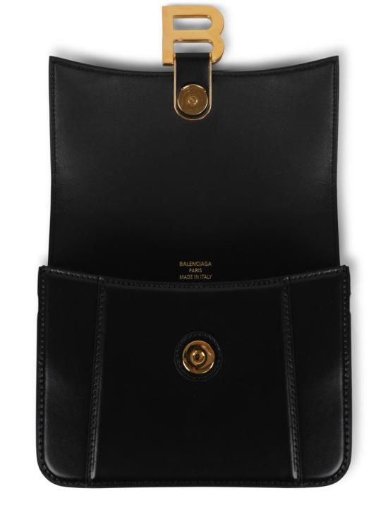  발렌시아가 아워글래스 스몰 플랩백 828522 2ABQ81000 BLACK - BALENCIAGA