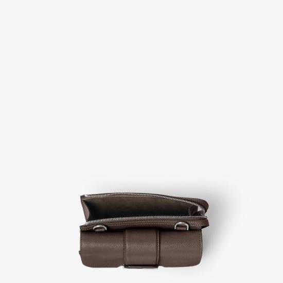  펜디 레더 더블 바게트백 7VA649 APDRF0H3A BROWN - FENDI