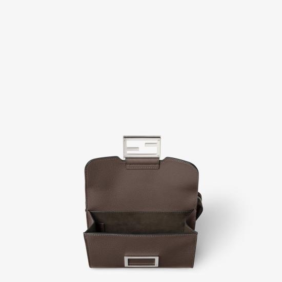  펜디 레더 더블 바게트백 7VA649 APDRF0H3A BROWN - FENDI