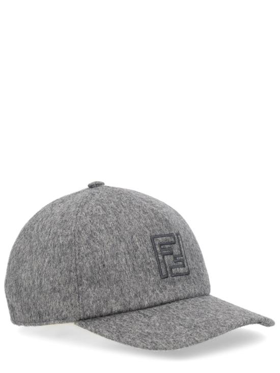  펜디 FF 베이스볼 캡 FXQ768 AYK2F0COK GREY - FENDI