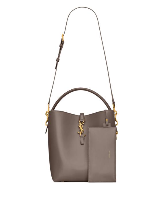  생로랑 르 37 샤이니 레더백 742828 2R20W1997 GREY - SAINT LAURENT