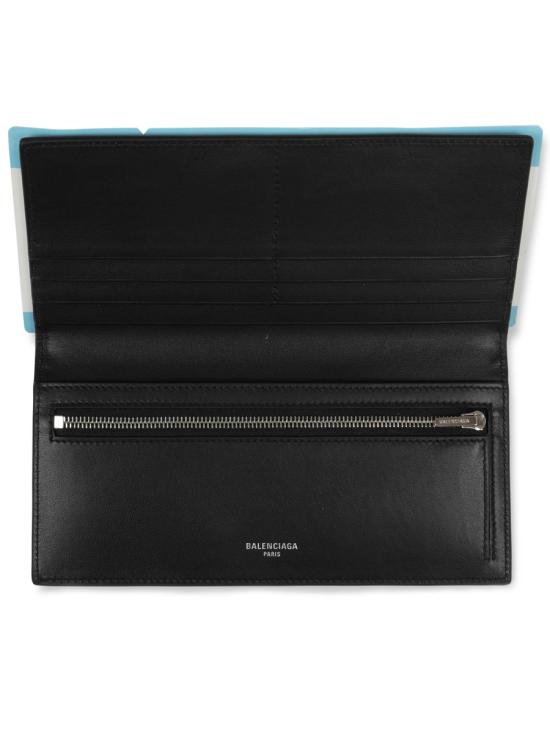  발렌시아가 패스포트 2 티켓 장지갑 787774 2AA3R4734 BLUE - BALENCIAGA