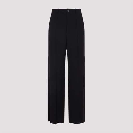  발렌시아가 스트레이트 팬츠 841107 TRT011000 BLACK - BALENCIAGA