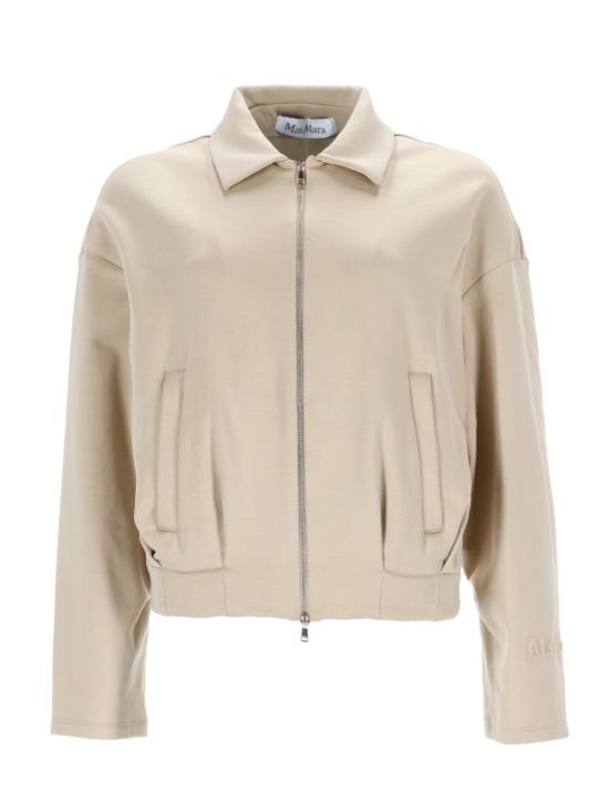  막스마라 집업 크롭 스웨터 2521926018600 058003 BEIGE