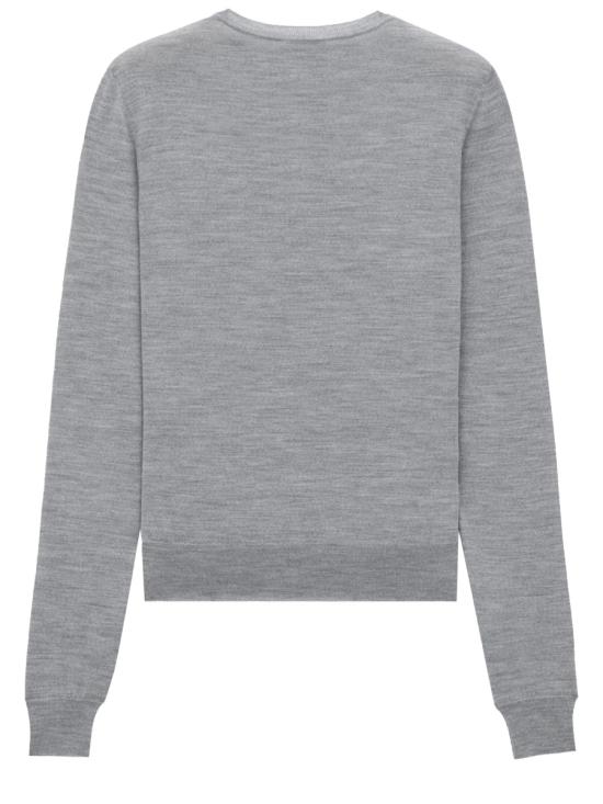  생로랑 카산드르 크루넥 스웨터 834223 Y76GM1300 GREY - SAINT LAURENT