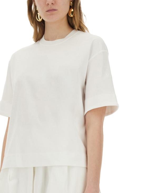25SS 막스마라 반팔 티셔츠 2511941019600 072001 WHITE - MAX MARA