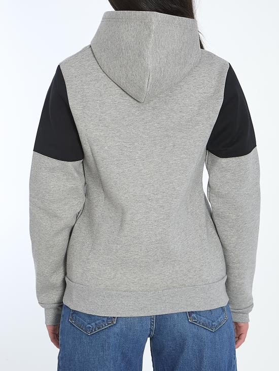  발렌시아가 로고 후드 집업 808832 TRVJ21167 GREY - BALENCIAGA