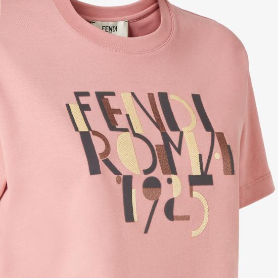  펜디 반팔 티셔츠 FS7254 AVF9F1T6N PINK - FENDI
