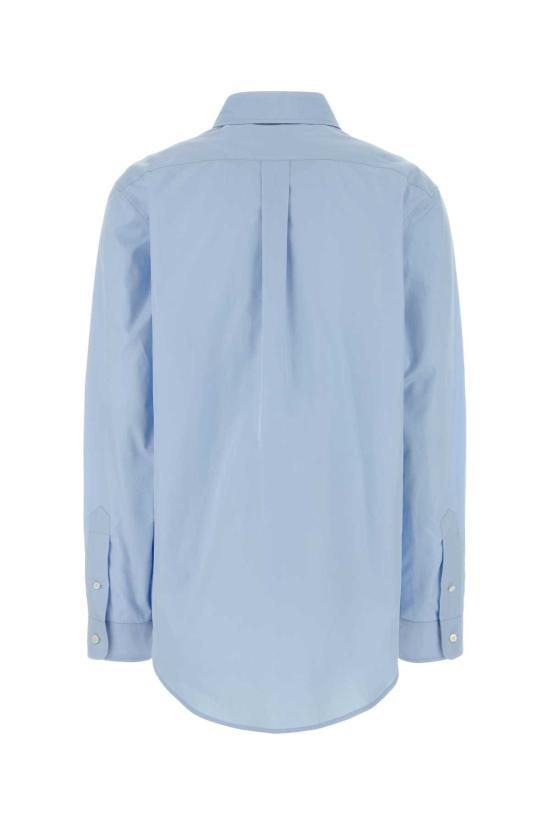 26SS 미우미우 반팔 티셔츠 MK1693SOOO19SEF0013 Light Blue - MIU MIU
