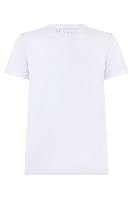 26SS 막스마라 스튜디오 반팔 티셔츠 MSEEDITTI2616971013600006 White - MAX MARA STUDIO