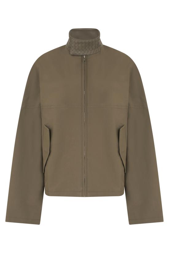 26SS 보테가베네타 컴팩트 코튼 자켓 852530V6D103976 turtledove