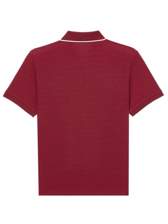 26SS 생로랑 폴로 티셔츠 862976Y37ZE6190 Burgundy - SAINT LAURENT