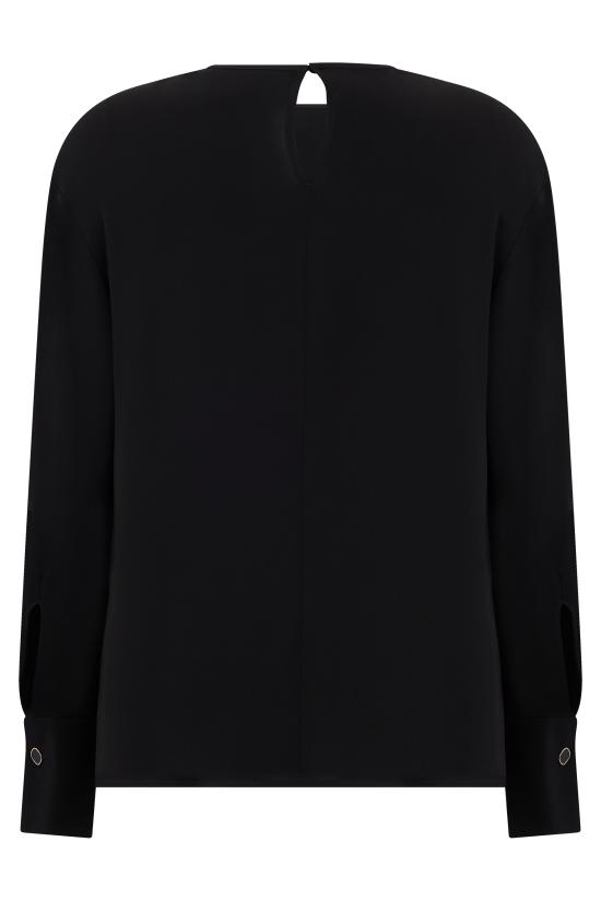 26SS 막스마라 스튜디오 반팔 티셔츠 MSTKAKI2616191025600001 black - MAX MARA STUDIO