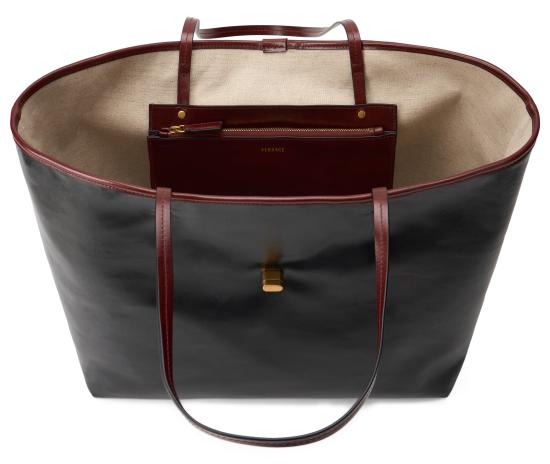 26SS 베르사체 토트백 10241041A178632B0AJ black - VERSACE