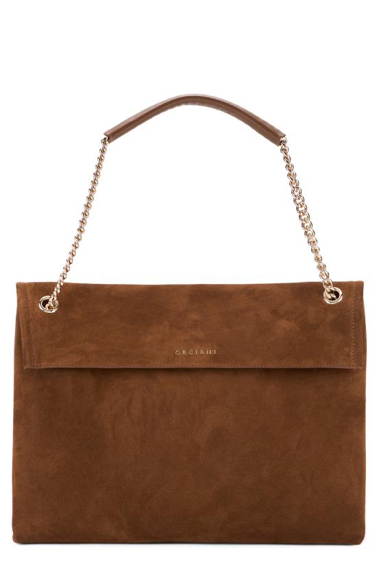26SS 오르치아니 숄더백 B02212PEACOCOA brown