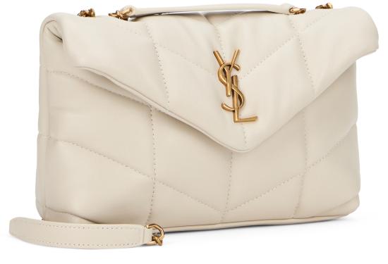 26SS 생로랑 토이 푸퍼 램스킨 숄더백 7593371EL079207 panna - SAINT LAURENT