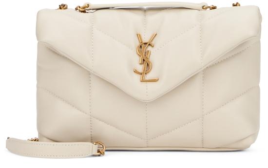 26SS 생로랑 토이 푸퍼 램스킨 숄더백 7593371EL079207 panna - SAINT LAURENT