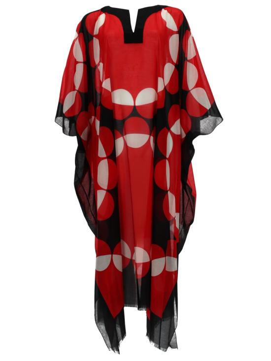 26SS 드리스 반 노튼 미디 원피스 010723 3058979 MULTICOLOUR
