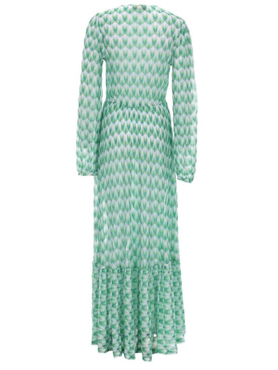 26SS 미소니 미디 원피스 MS26SQ0L BR014IS72OR GREEN - MISSONI
