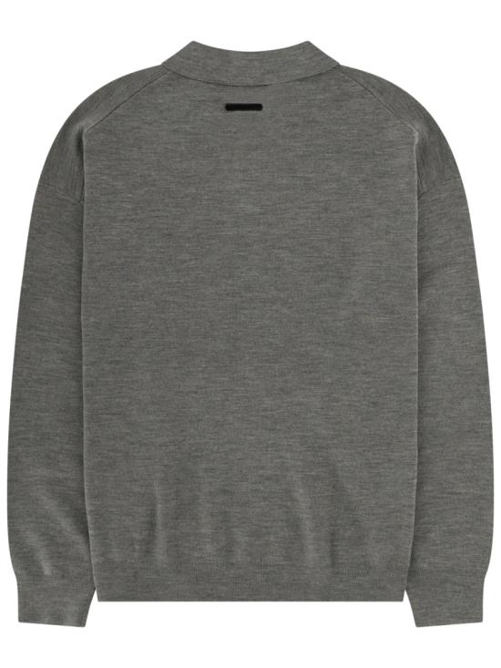 26SS 피어오브갓 폴로 티셔츠 192SP264912F CONCRETEHEATHER GREY - FEAR OF GOD
