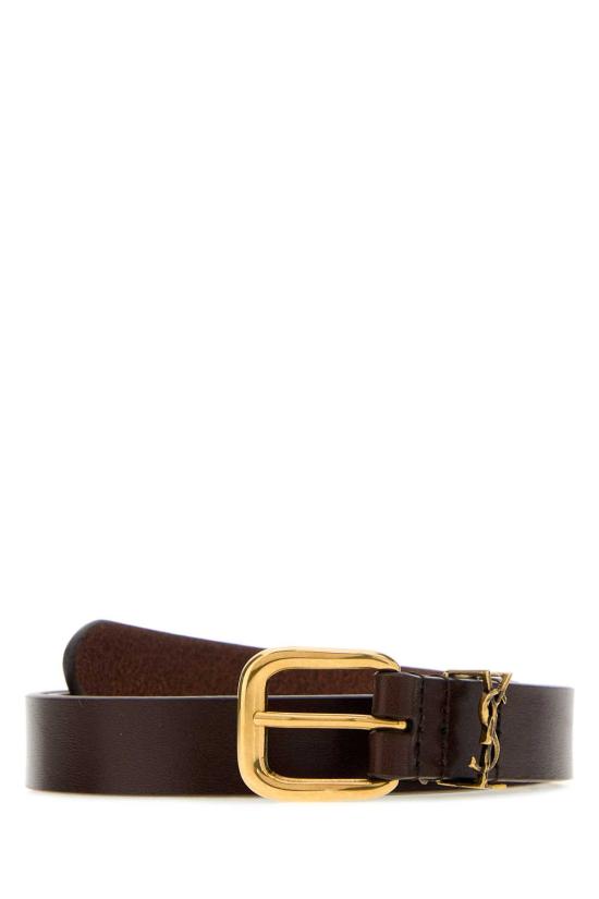 26SS 생로랑 벨트 859160AACU5 2596 BROWN