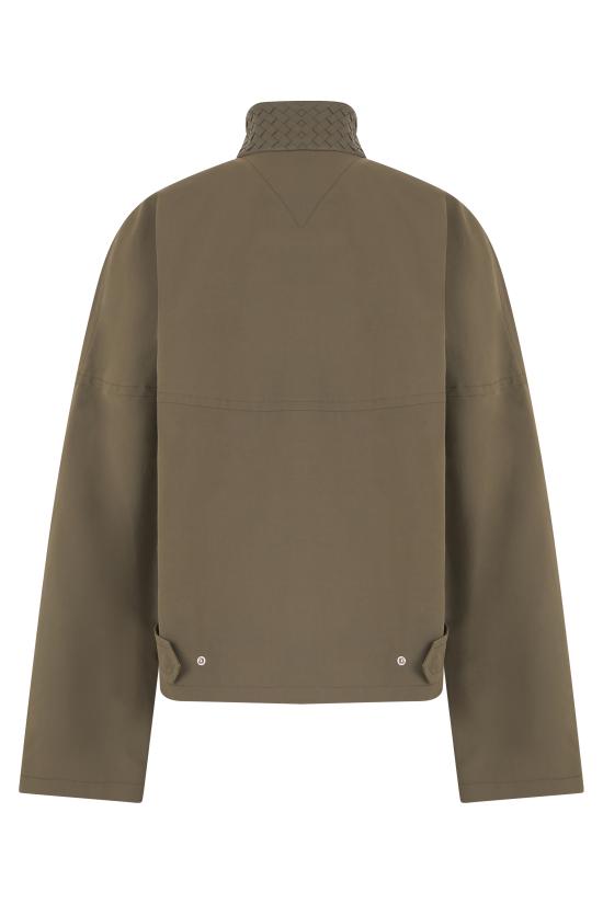 26SS 보테가베네타 컴팩트 코튼 자켓 852530V6D10 3976 GREEN - BOTTEGA VENETA