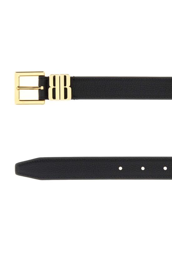 26SS 발렌시아가 레귤러 벨트 8468752AB4J 1000 BLACK - BALENCIAGA