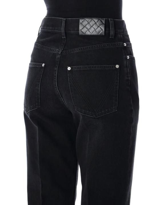26SS 보테가베네타 스트레이트 팬츠 864997V69O0 1000 BLACK - BOTTEGA VENETA