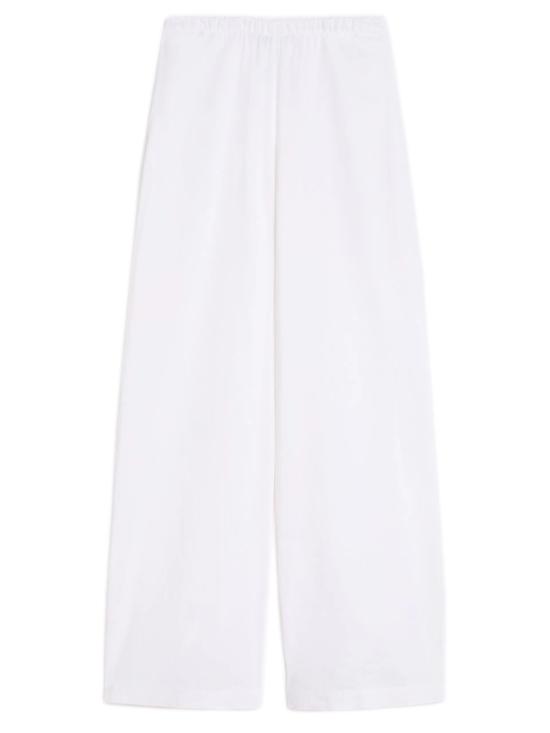 26SS 막스마라 스트레이트 팬츠 2611131029600 001 WHITE